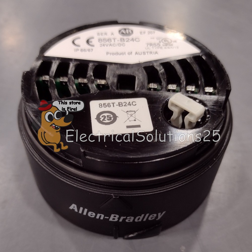 New Allen Bradley 856T-B24C 70mm Stack Light Power Module 7 Circuits - Free Ship