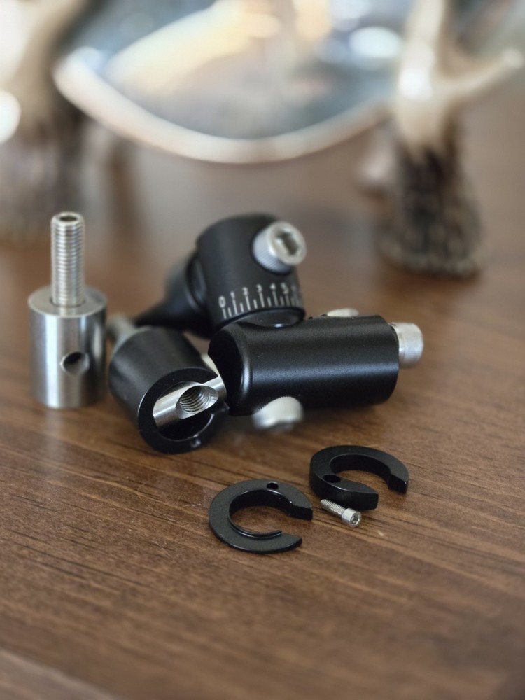 Bow Stabilizer Kit Adjustable Aluminum Bow V-bar Mount for Compound Bows