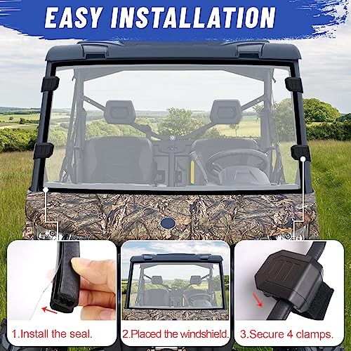 Scratch-Resistant Defender Windshield - UV-proof Front Windshield Full