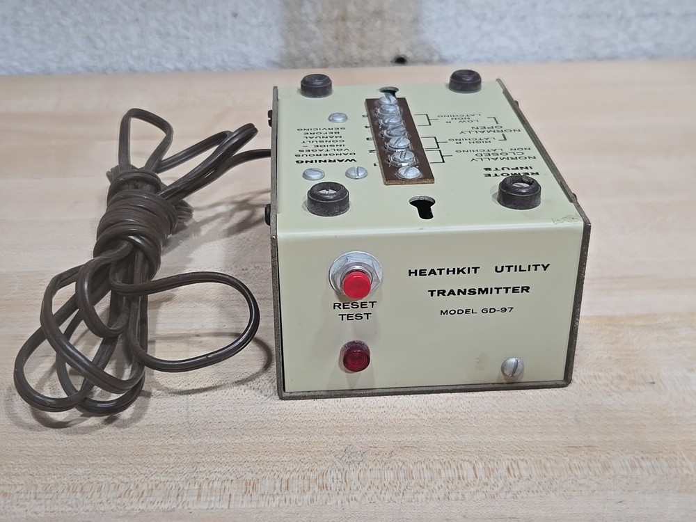Vintage Heathkit Utility Transmitter GD-97 Powers On Untested