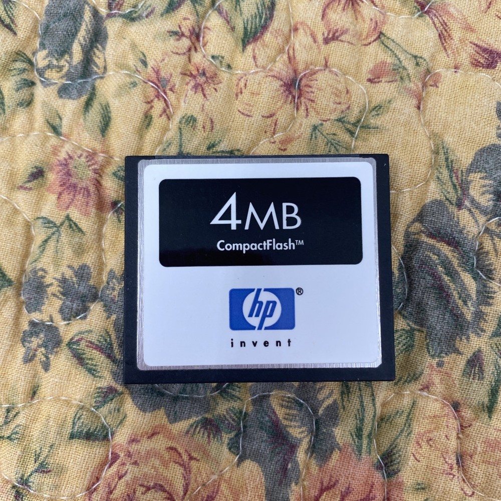 HP Hewlett Packard 4MB Compact Flash Memory Card Digital Camera Storage