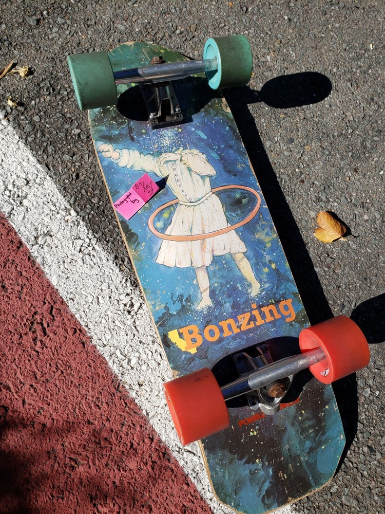 Bonzing Skateboard Spunk longboard long board Complete Deck Trucks Wheels hula