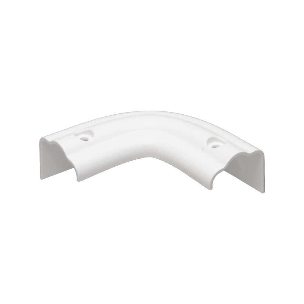 B&B Molders RV Radius Top Rear Corner Extrusion Cover, Polar White