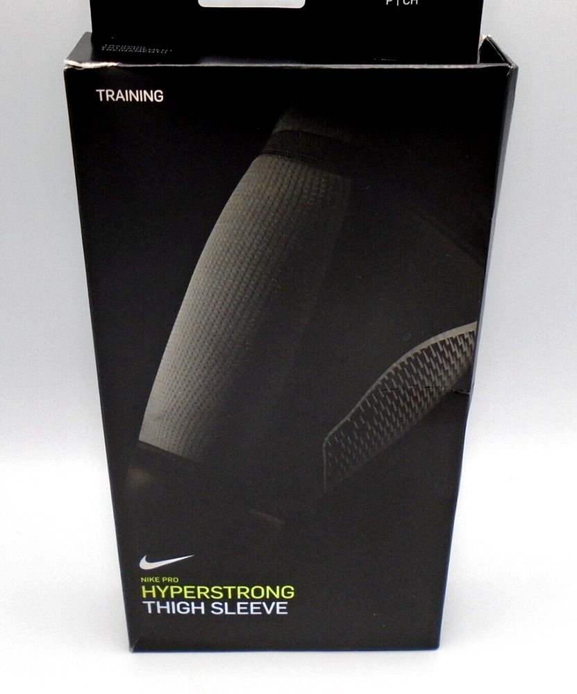 Nike HyperStrong Thigh Sleeve Adult Medium Training Support Black