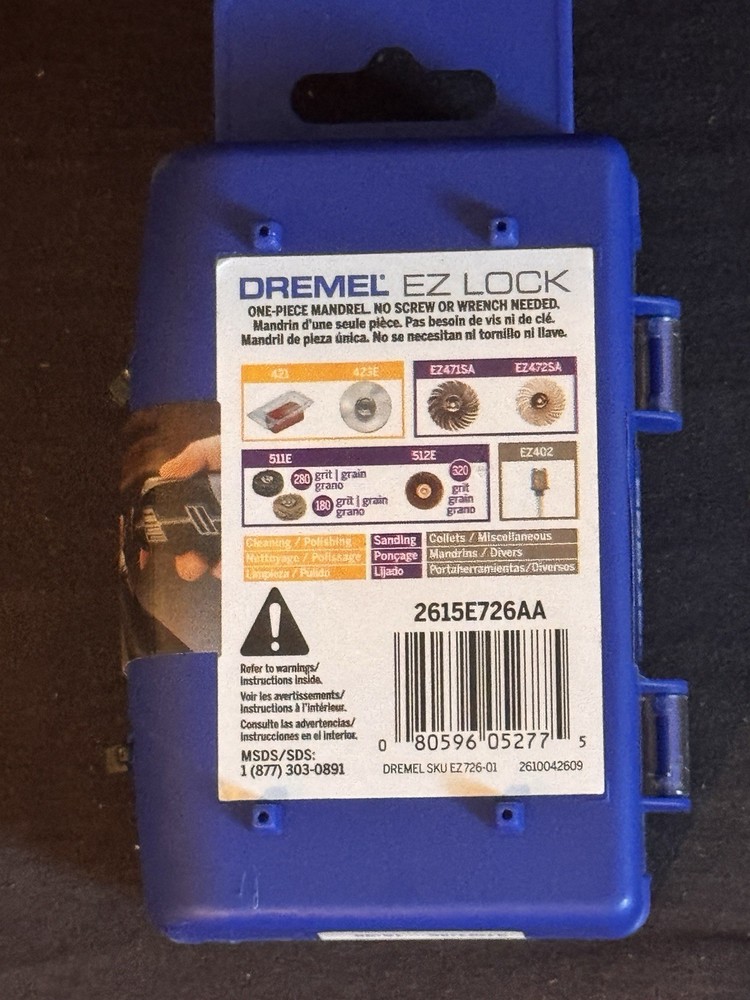 Dremel EZ Lock Sanding/Polishing Kit 8 pc