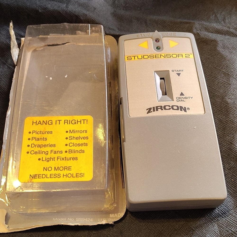 Zircon StudSensor 2 Electronic Wall Stud Finder Tested & Working