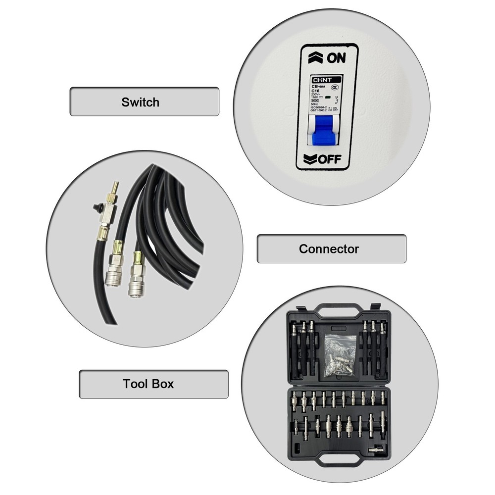 Transmission Fluid Exchange Machine with Printer (DC12V, 150W, 20L×2 Tanks)