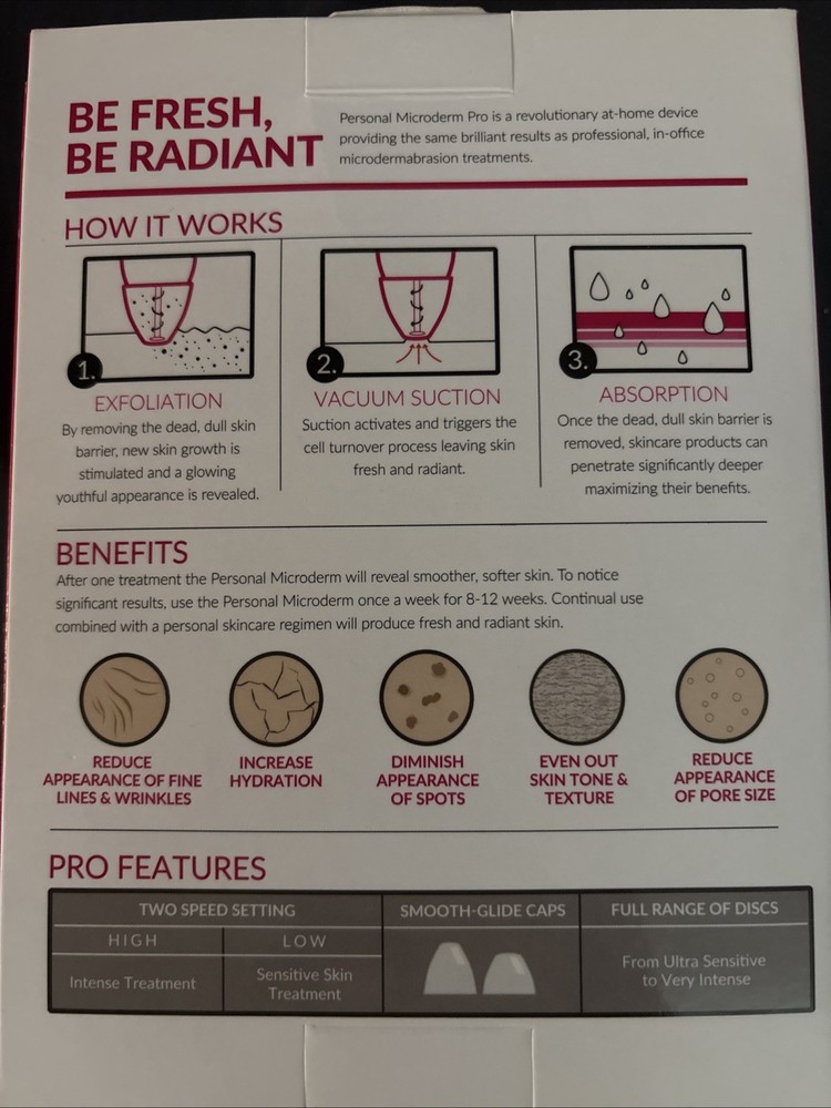 PMD Personal Microderm Pro Pink Exfoliation