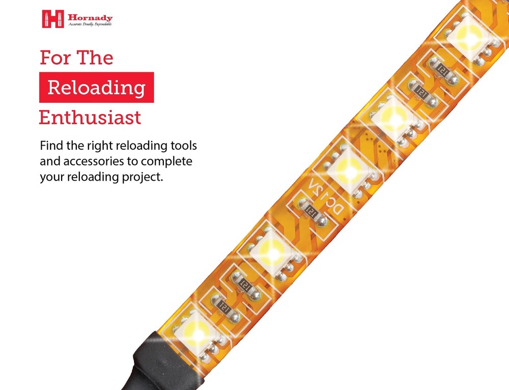 Hornady Lock N Load LED Light Strip - Ideal for Your Reloading Bench - Add Ex...