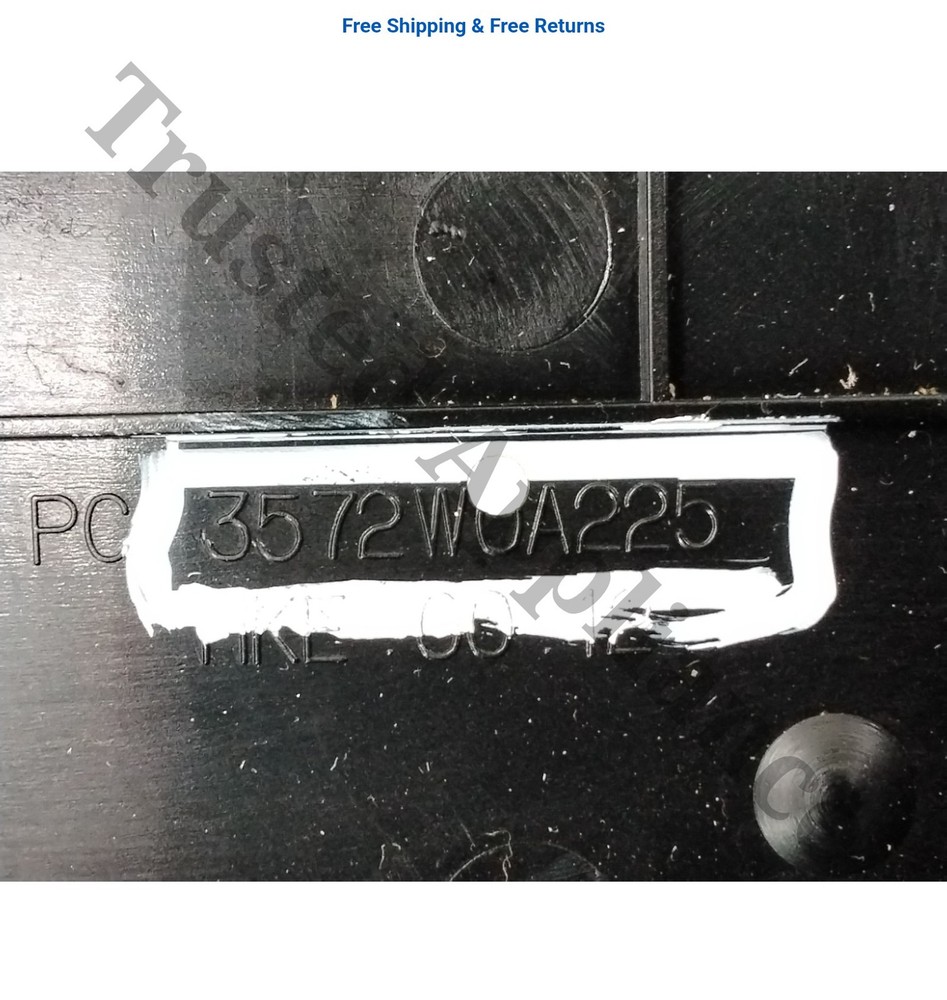 Microwave Control Panel Console 3572W0A225 black