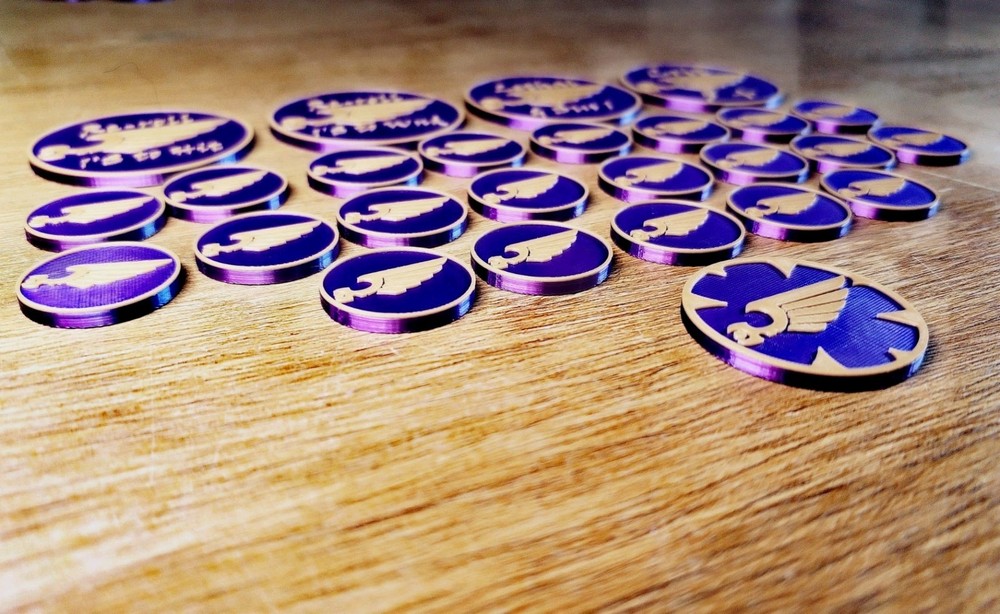 Emperors Children detachment ability token set. Pact and poison