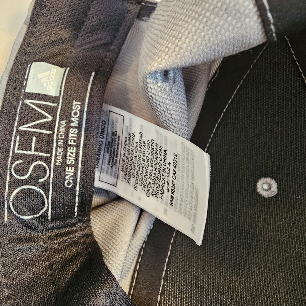 Adidas Gray Limited Edition Golf Performance Cap