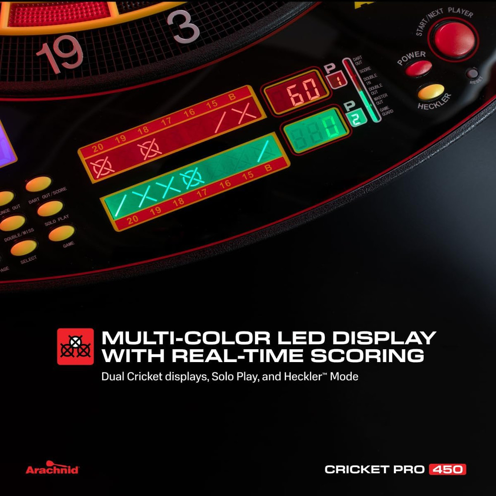 Cricket Pro 450 Electronic Dartboard