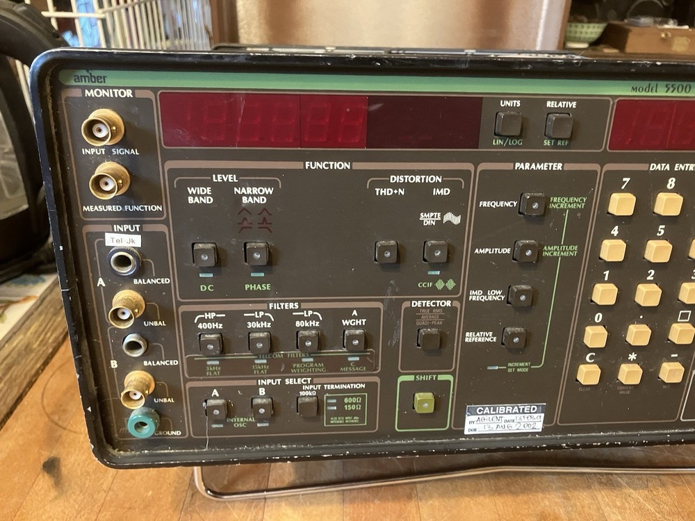 Amber Electro 5500 Audio Programmable Distortion & Noise THD Measurement System