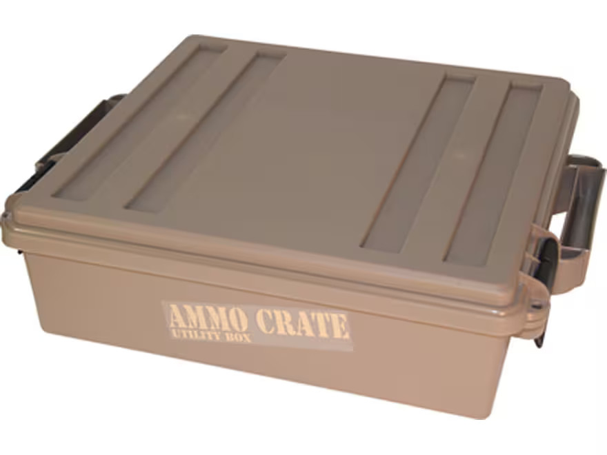MTM Ammo Crate Polymer Dark Earth 4.50" Deep