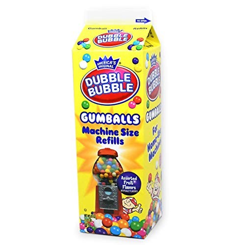 Dubble Bubble Assorted Gumballs Refill 20oz