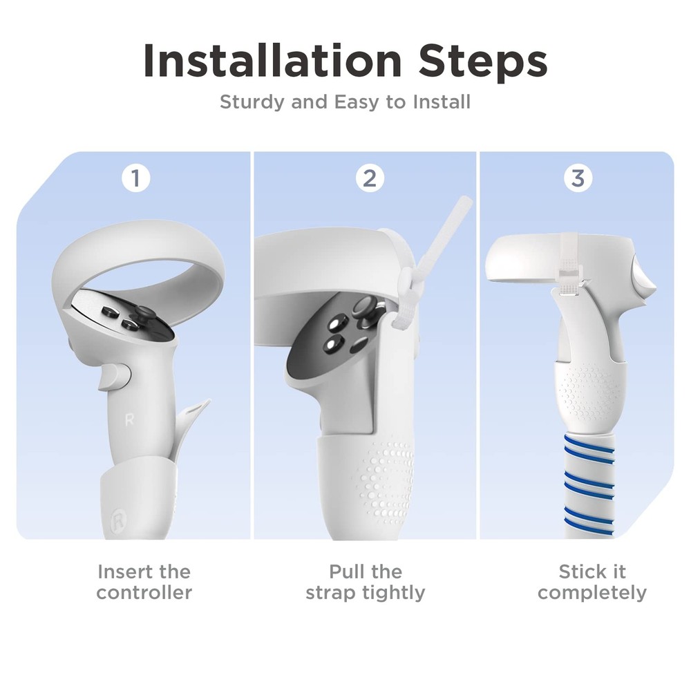 Handle Attachments Compatible with Oculus Quest 2 Controller Accessories, VR ...