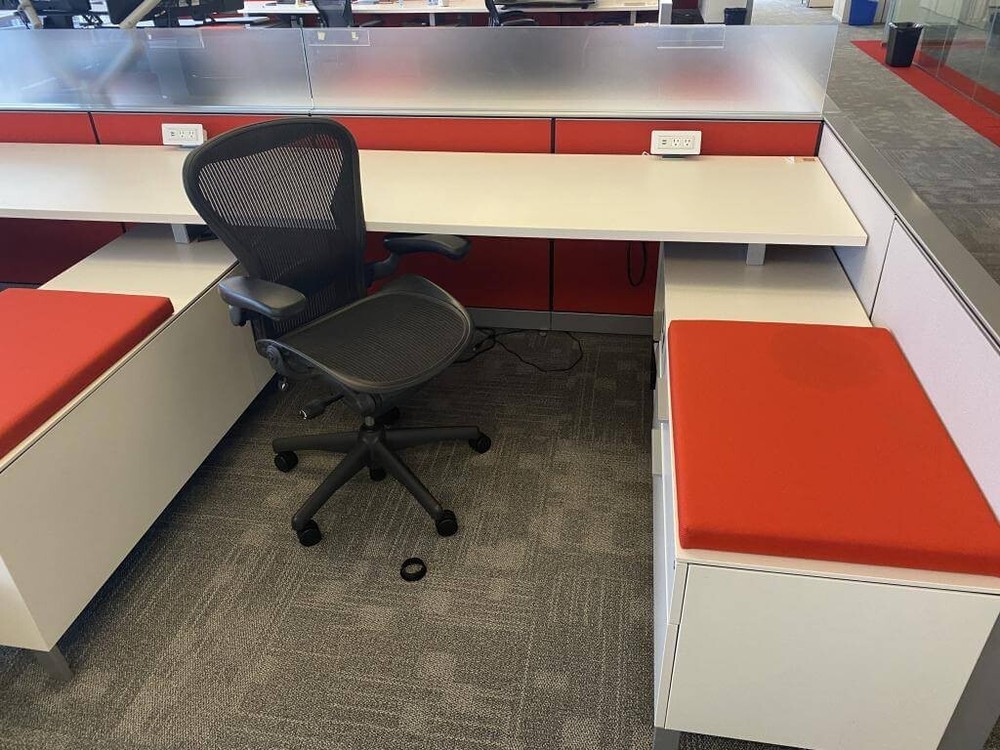 Herman Miller Canvas 6x6 Used Cubicles