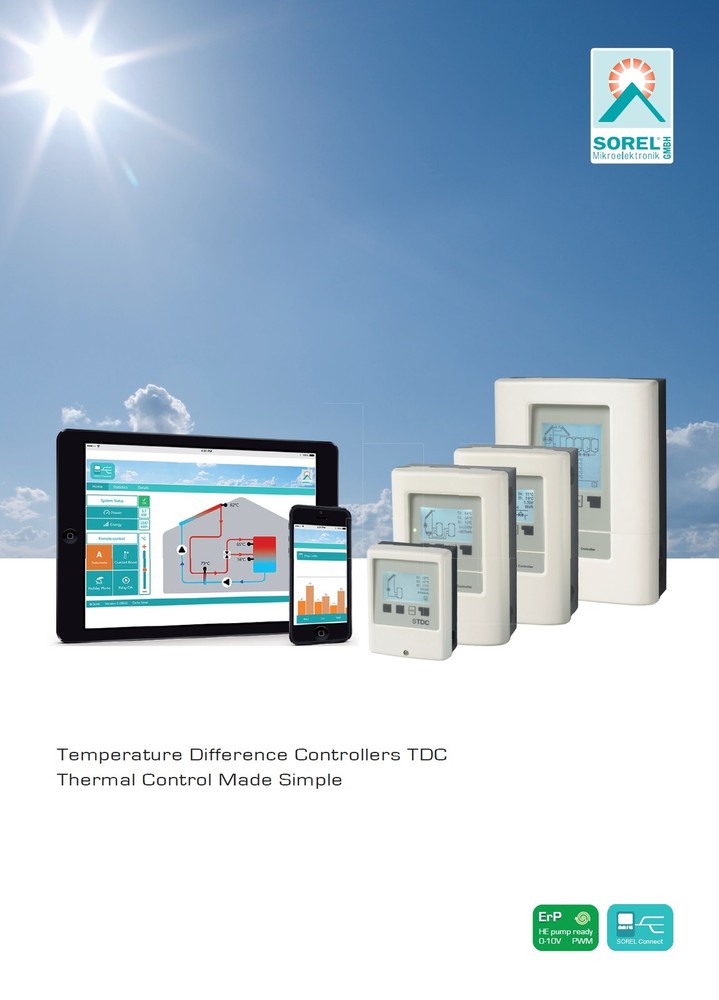 SOREL Solar Hot Water Heater Temperature Difference Controller MTDC V5 Worldwide
