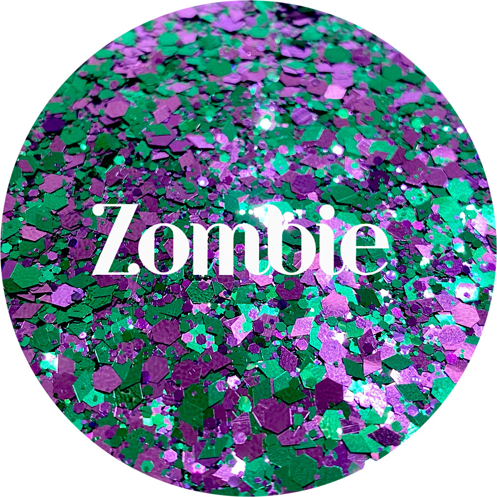 Premium Polyester Glitter - Purple and Teal Chunky Mix
