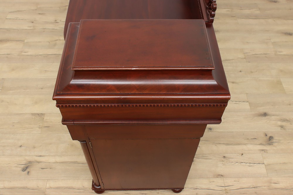 Victorian Antique English Mahogany Sideboard, Buffet, Server #51324
