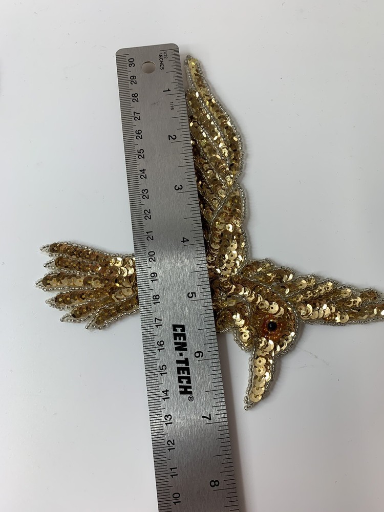 Sequence/Beaded Applique ELEPHANT PEACOCK BIRD