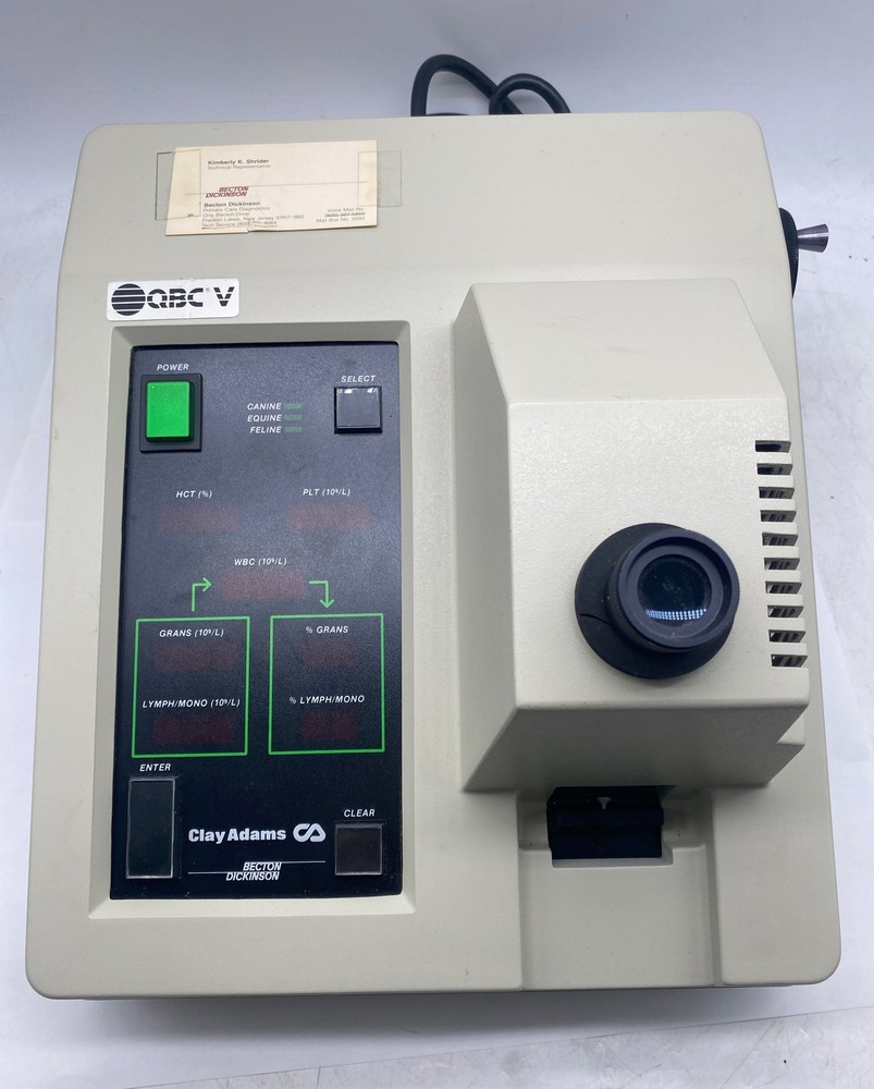 Clay Adams 4526 QBC®V Veterinary Reader Hematology Analyzer
