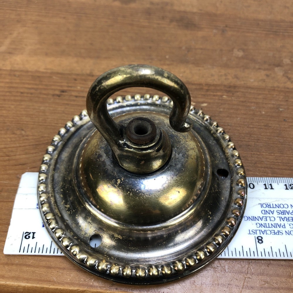 edwardian brass chandelier hook brass