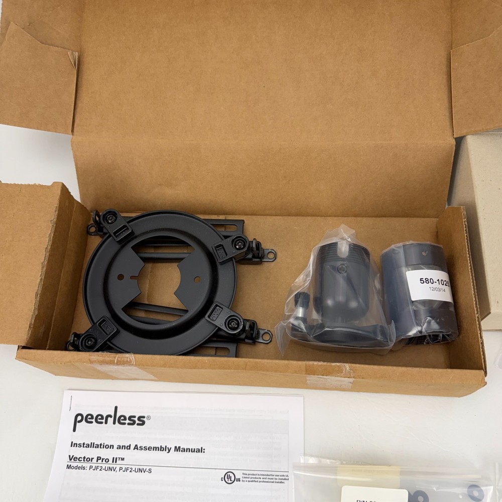 Peerless PJF2UNV Universal Video Projector Mount 1HA99 Black