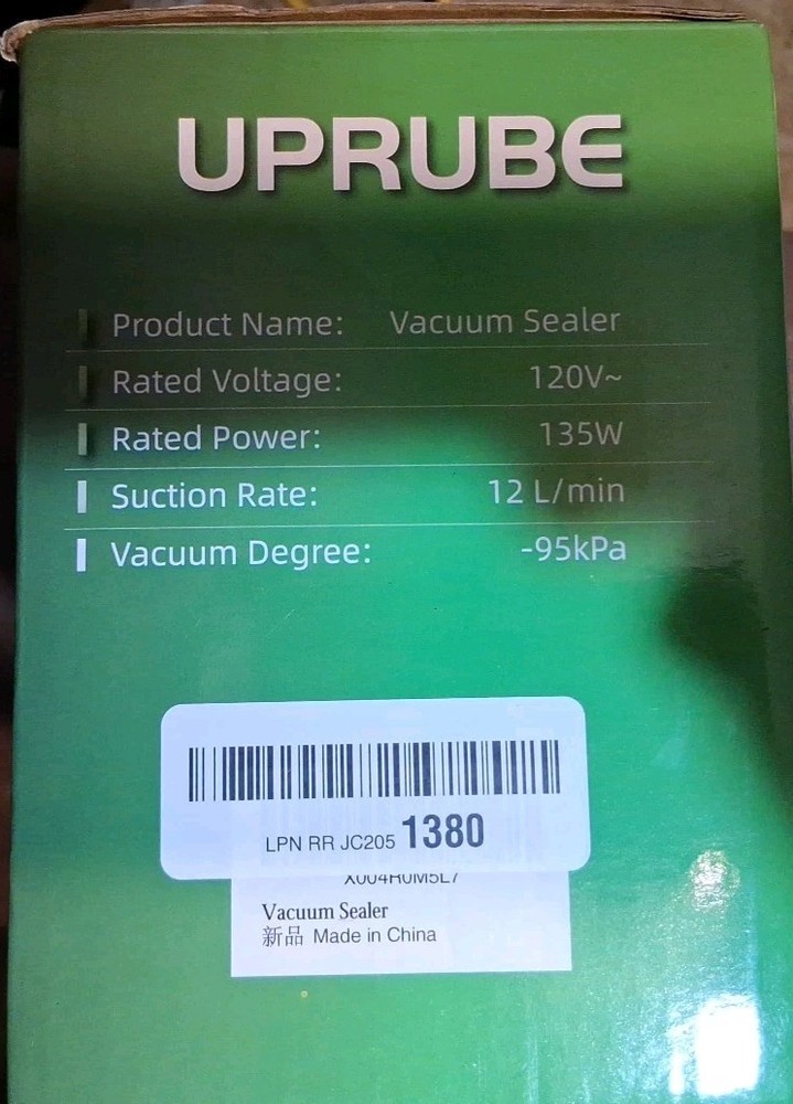 Uprube Vacuum Food Sealer Household Use