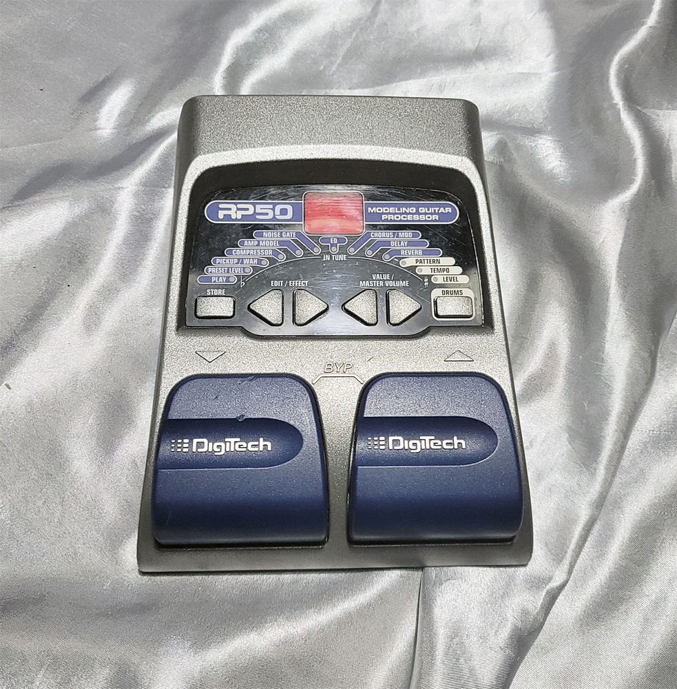 DIGITECH RP50 MODELING GUITAR PROCESSOR EFFECT PEDAL - TESTED - NICE