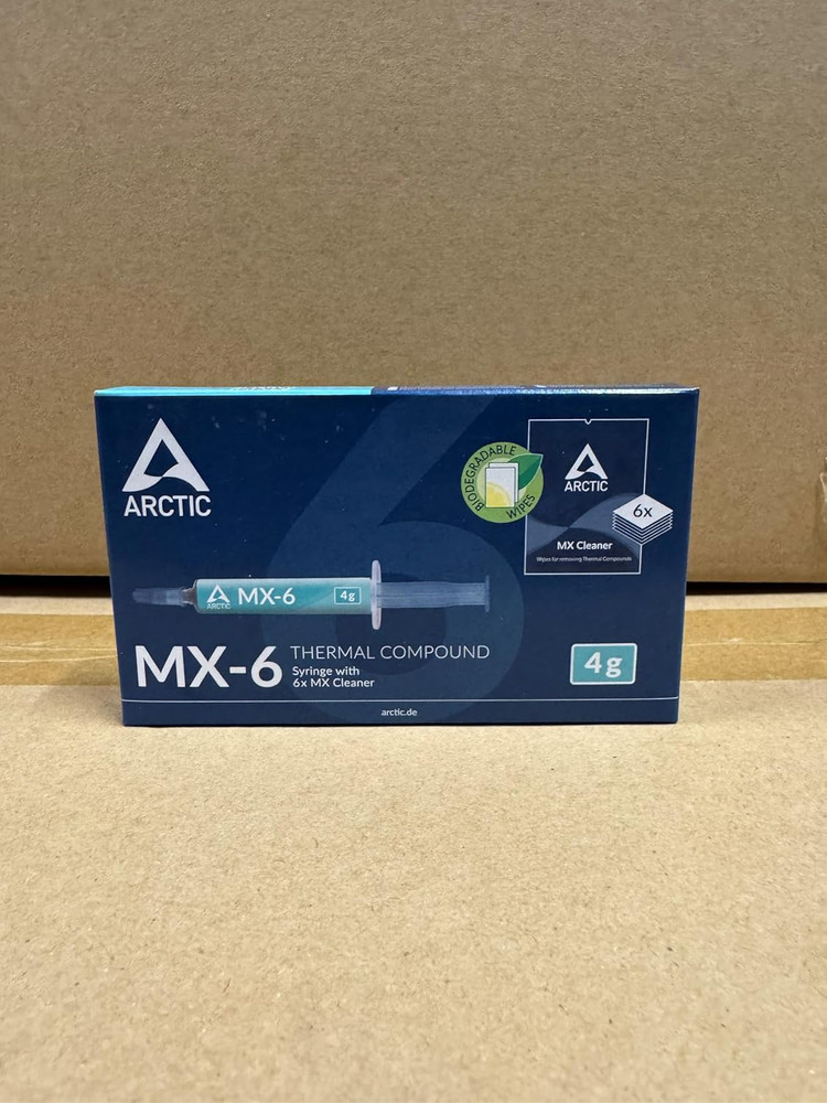 MX-6 (4 G, Incl. 6 MX Cleaner) - Ultimate Performance Thermal Paste for CPU