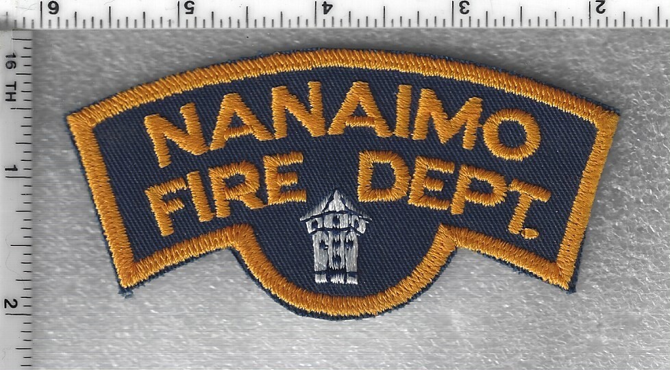 Nanaimo Fire Department  (British Columbia, Canada)  Yellow Shoulder patch