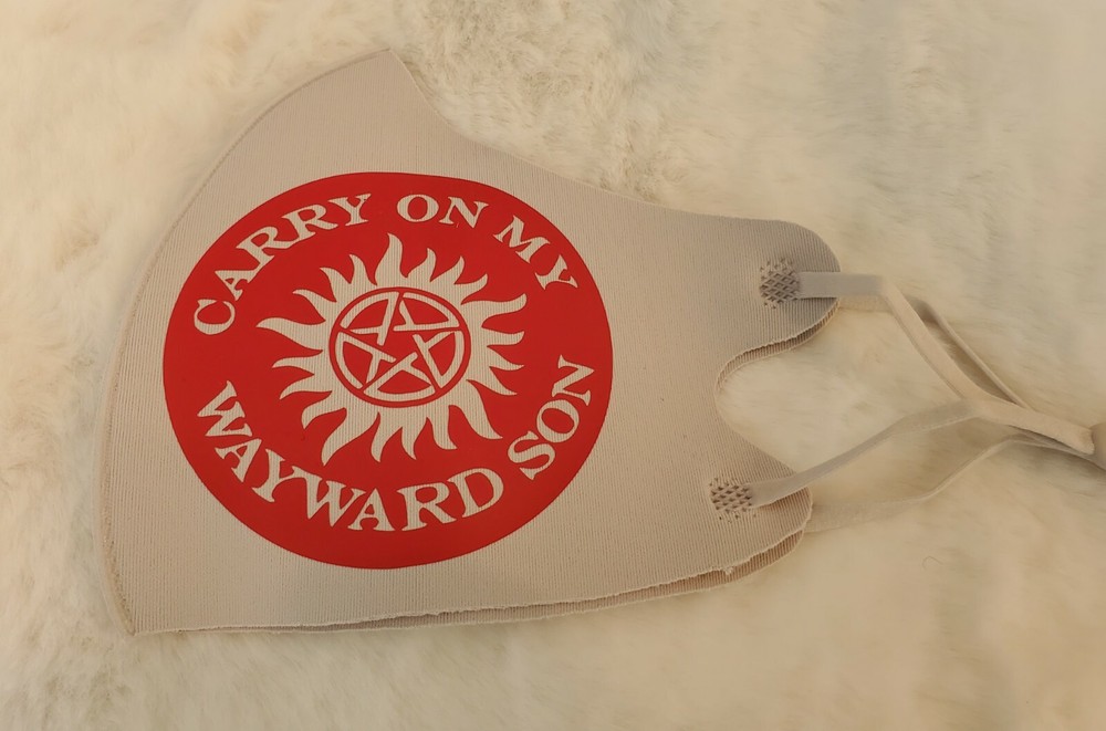 Supernatural Theme Face Mask Includes FREE Decal