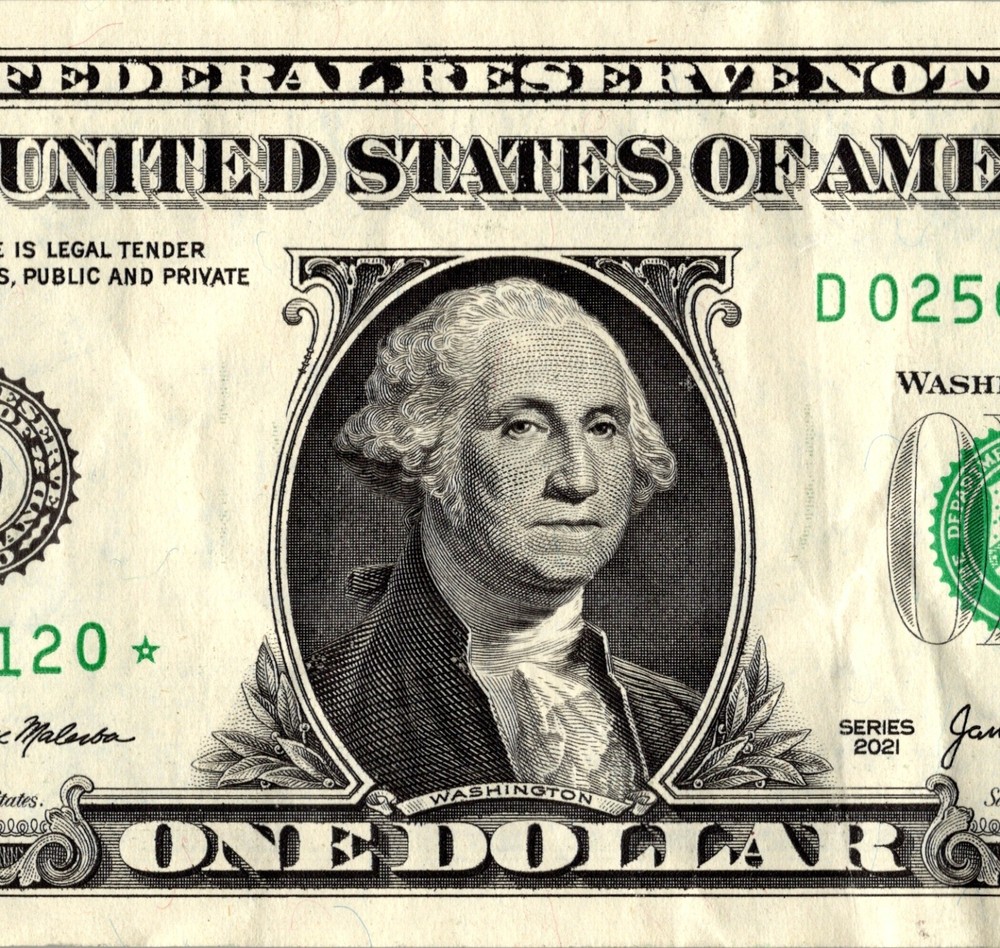2021 D Star note Fancy Serial Number Regular Run