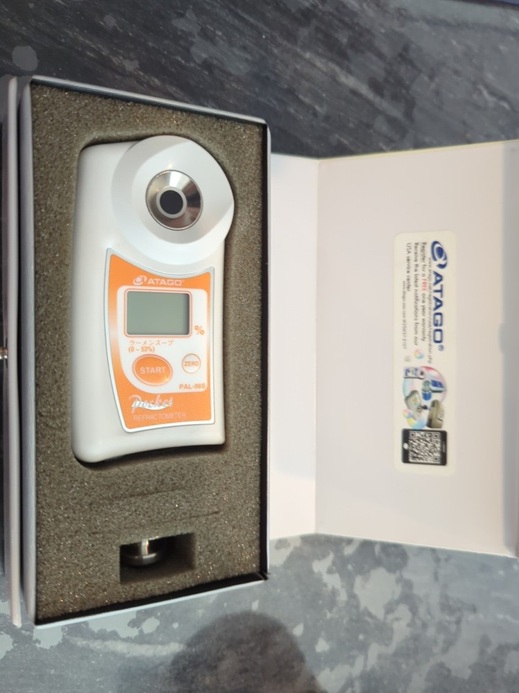 Atago Pocket Refractometers Ramen Soup Concentration Meter PAL-96S