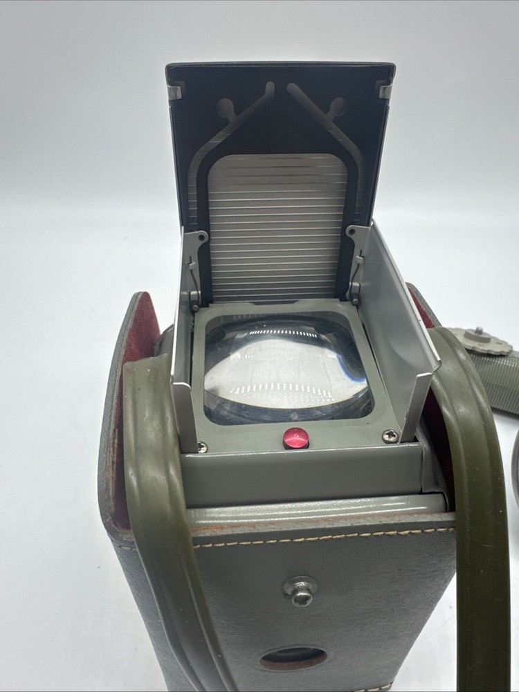 Vintage Ansco Camera Anscoflex Box Camera with Leather Case Flash