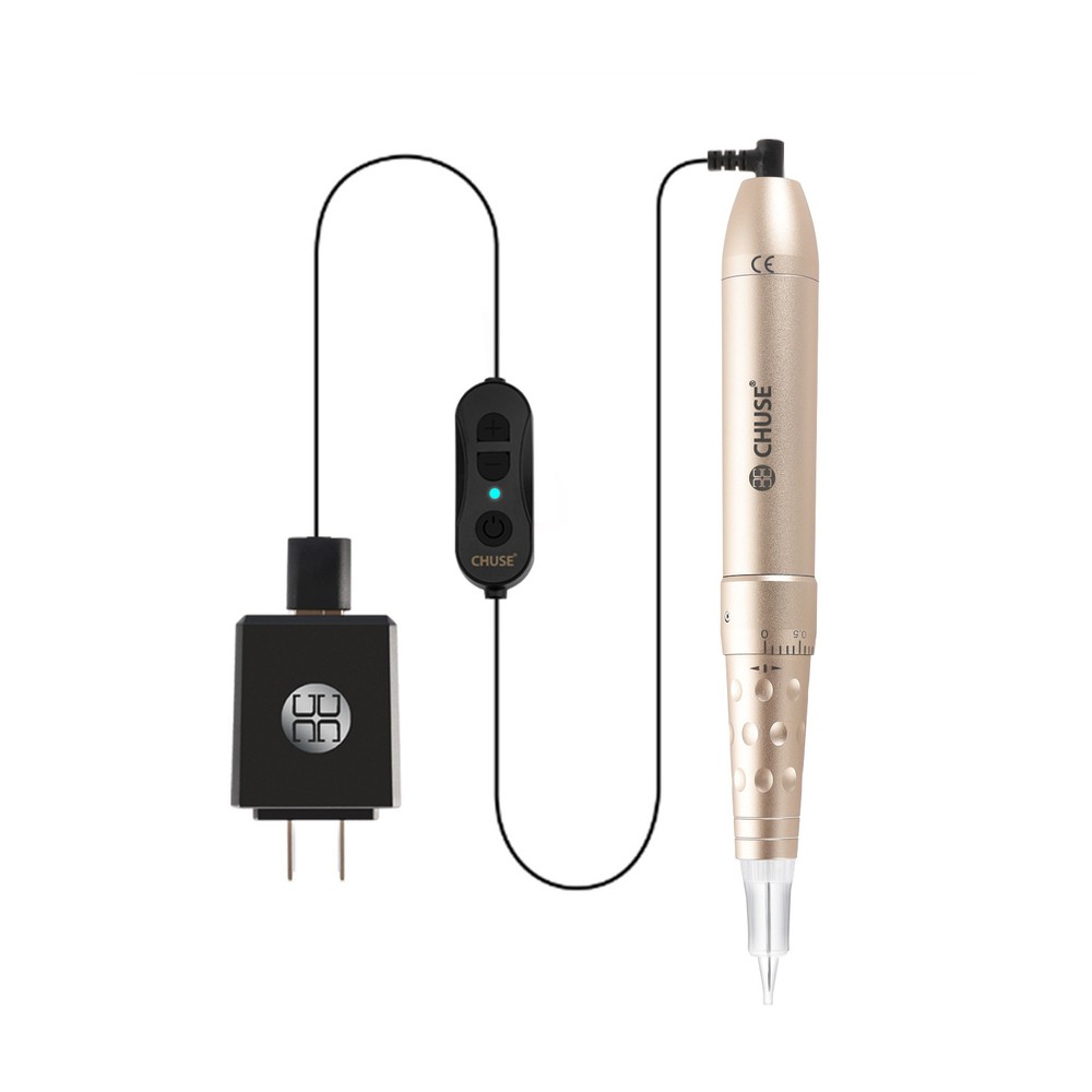 CHUSE C18 Mini Tattoo Machine Kits Permanent Makeup Eyebrow Lips Machine MTS