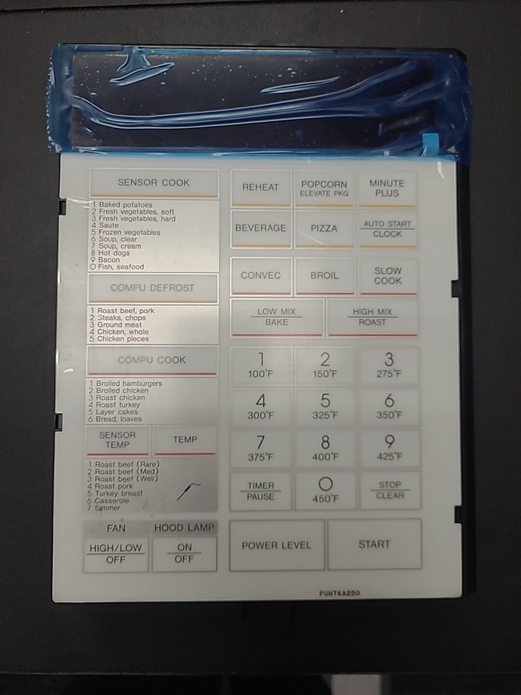 Sharp microwave interface panel (G2T)