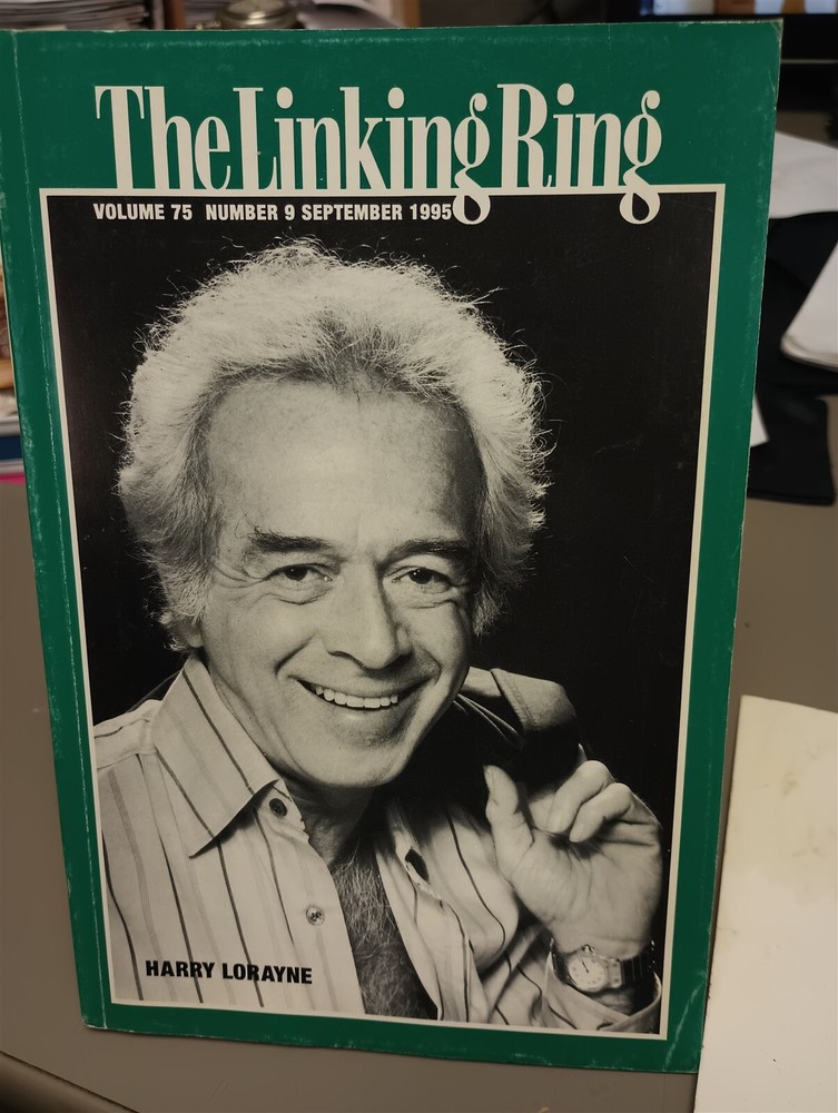 Harry Lorayne Linking Ring Issue for Sale 1995