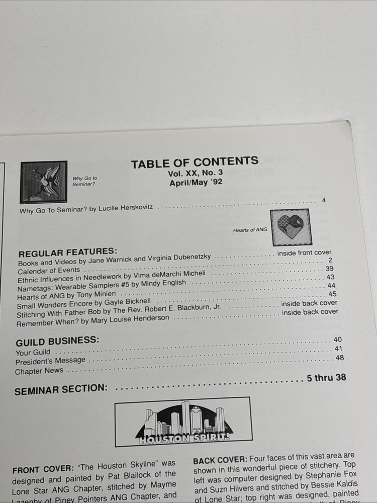 Needle Pointers April May 1992 Magazine Pattern