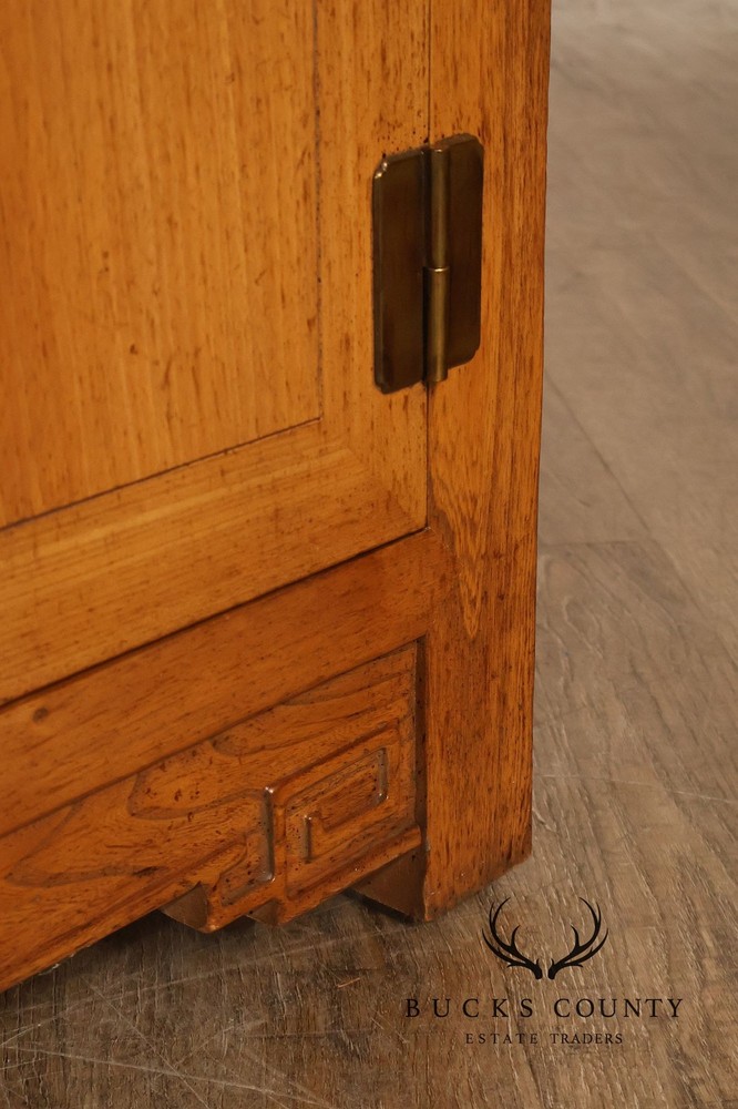 Baker Asian Style Hardwood Buffet Sideboard