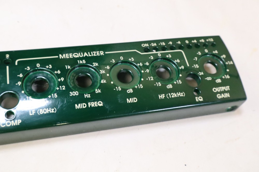 Joemeek THREEQ Halfrack EQ Optical Compressor Equalizer Part Front Face Plate