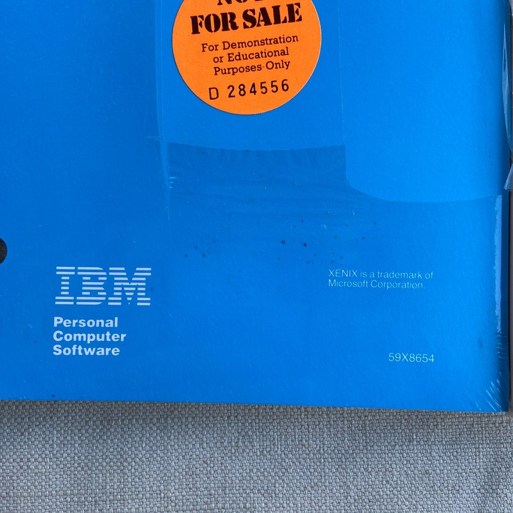 IBM Personal Computer XENIX Software Development System Ver 2.00 Assembler 1986