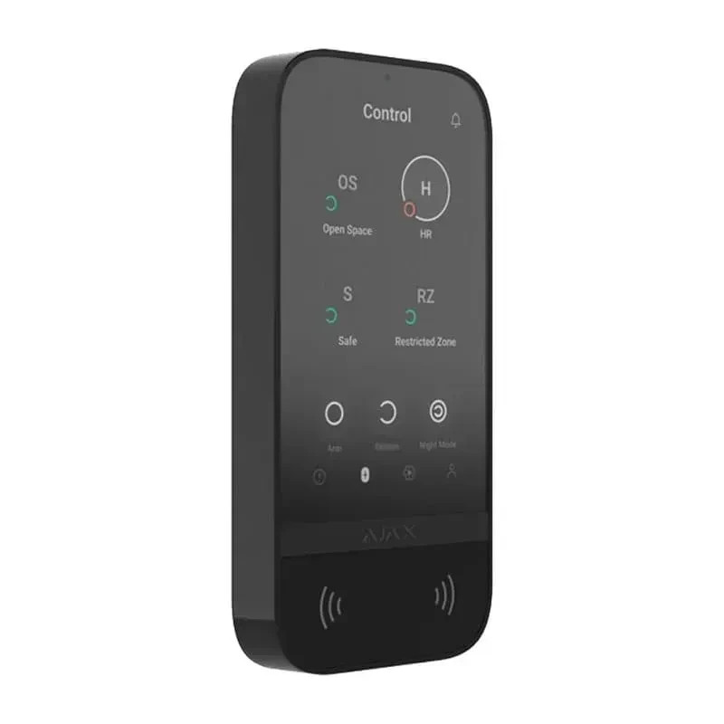 Ajax KeyPad TouchScreen Wireless Keyboard with Touch Screen (Black)