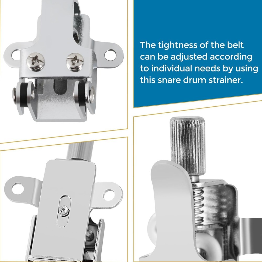 EASTROCK Snare Drum Strainer Modulator Throw silver snare modulator B