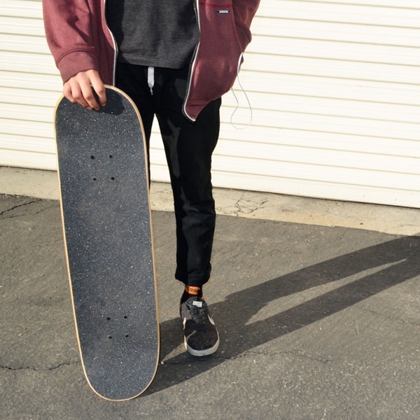 Yocaher Graphic 7.75" Complete Skateboard - Checker White