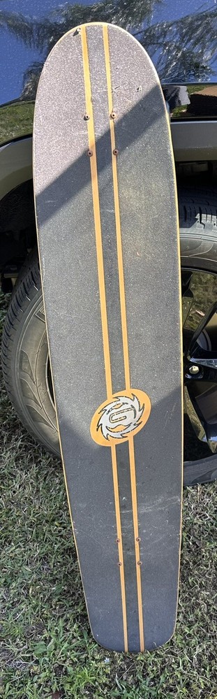 Vintage Gravity Longboard 45" "glombe" Spoon Nose Design