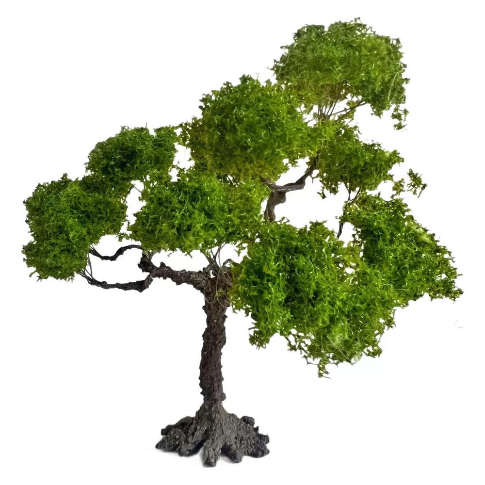 15cm Wire Scene Tree Decoration Mesh Model Tree Mini Landscape With Base
