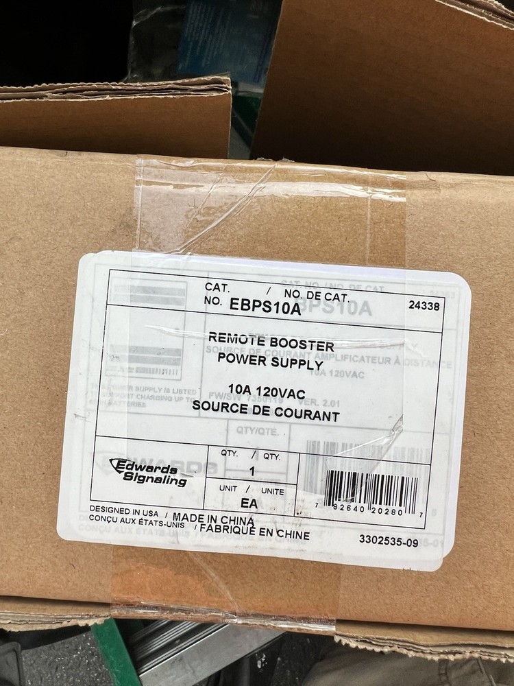 Est Edwards EBPS10A Remote Booster Power Supply